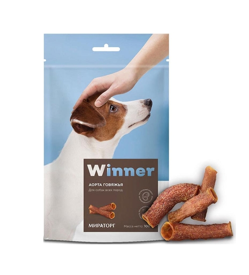 Лакомство сушеное "Winner" Аорта говяжья 100 г