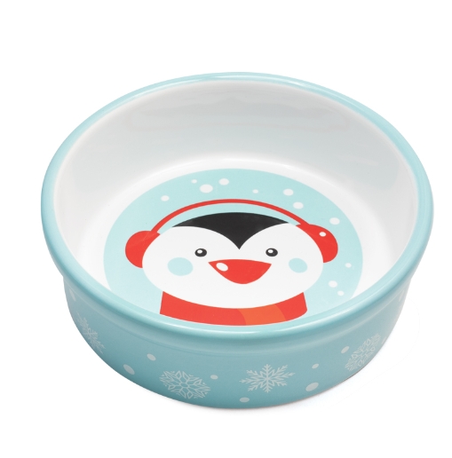 Миска керамическая "Пингвиненок" NEW YEAR Triol