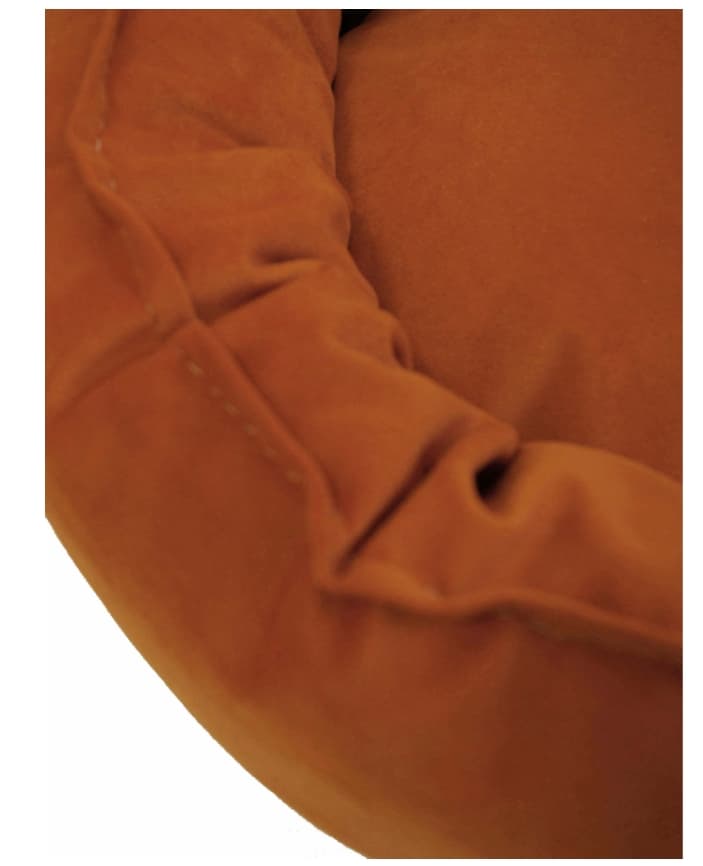 Лежанка круглая со съемным чехлом Тото1 (рыжий)