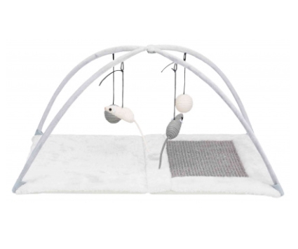 Когтеточка-коврик с игрушками на каркасе TRIXIE (43114)