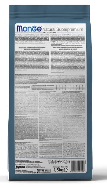 Сухой корм для кошек Monge Cat Monoprotein Sterilized (форель)