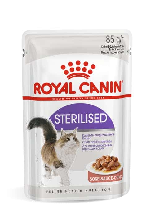 Влажное питание для кошек Royal Canin Sterilised в соусе