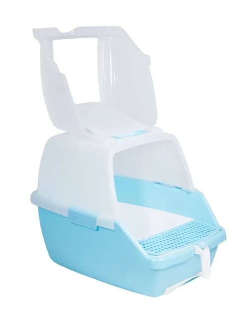 Кошачий туалет для кошек закрытый с поддоном TRIOL P910