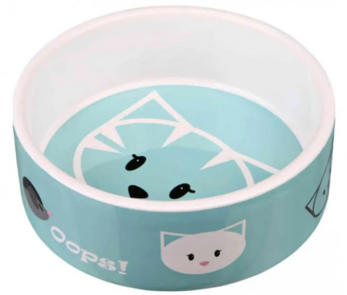 Миска керамическая для кошек "Mimi" 0.3 л/диам.12 см (24650)