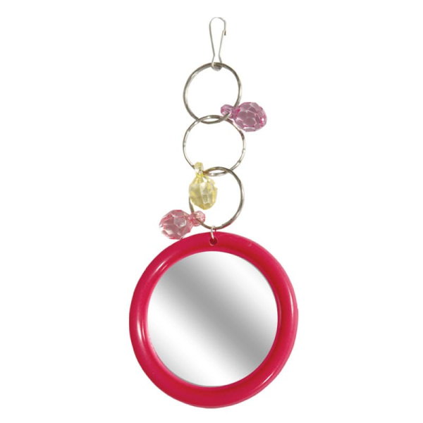 Игрушка для птиц TRIOL "Зеркало с украшением", 160*60мм (52181039)