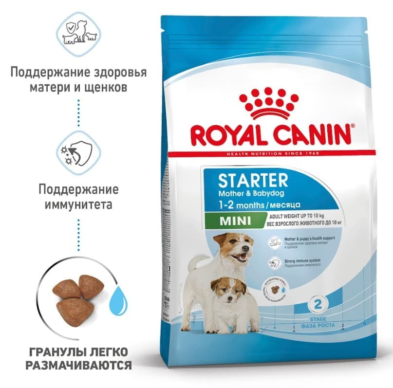 Еда для щенков Сухой корм для щенков Royal Canin Mini Starter