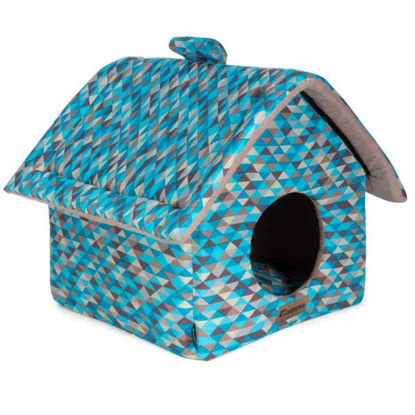 Дом Конура для собак Gamma "Мозаика" 36*36*38 см (31912057)