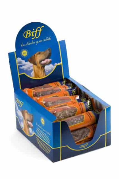 Колбаска с легким говяжьим mini "Biff" (5219)