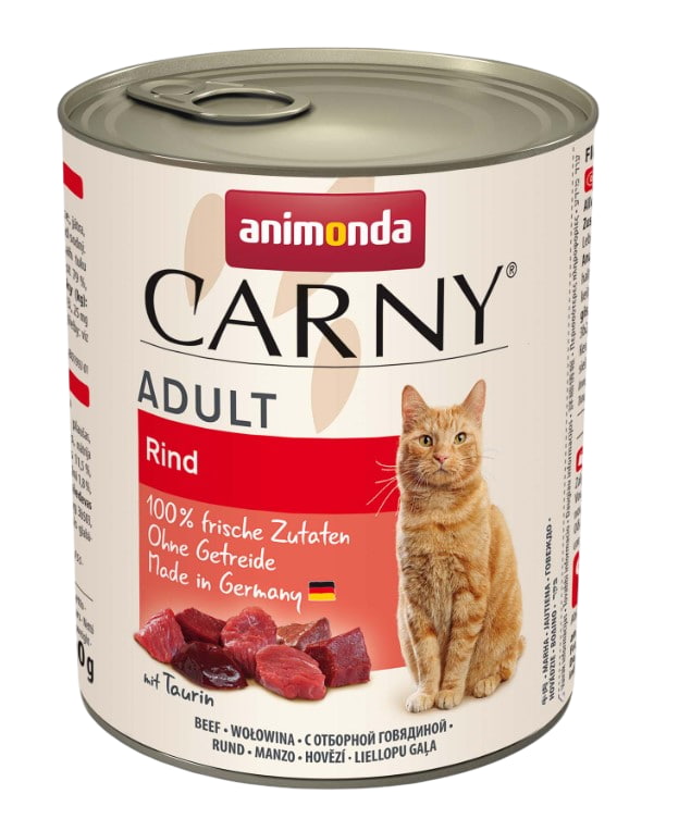 Кошачий корм Консервы для кошек Animonda CARNY Adult (говядина)