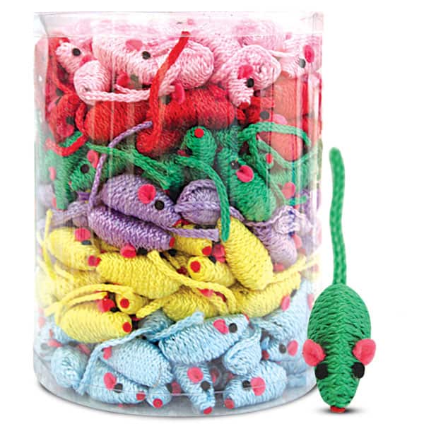Игрушка для кошек "Мышь" 50 мм*240 шт (22181026)