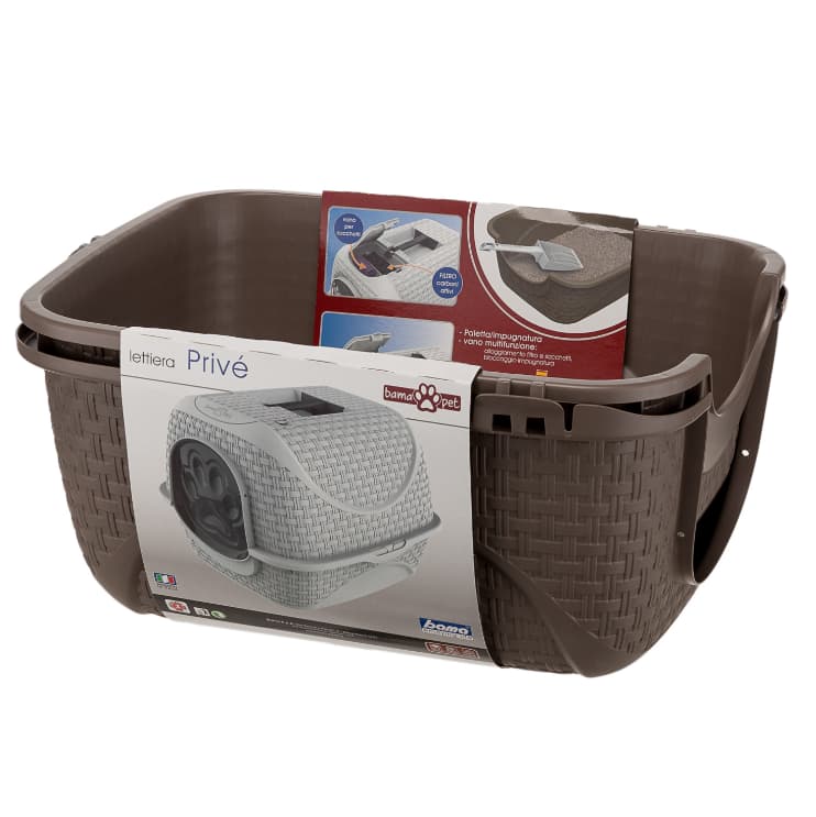 Био-туалет для кошек BAMA PET PRIVE, коричневый