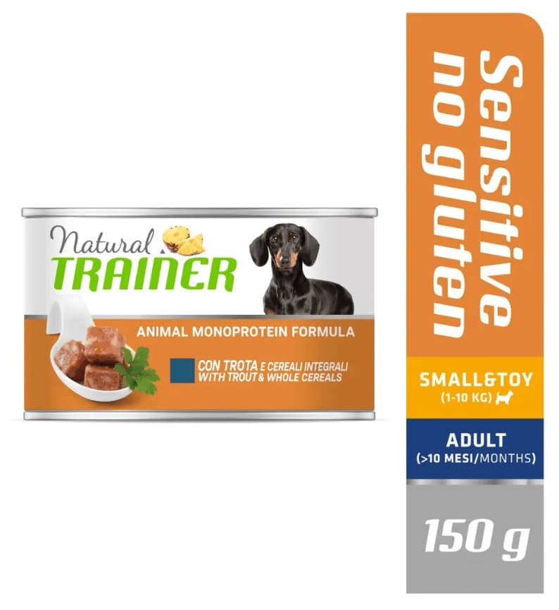 Влажный рацион для собак мелких пород Trainer Natural Sensitive Small&Toy Adult (форель)