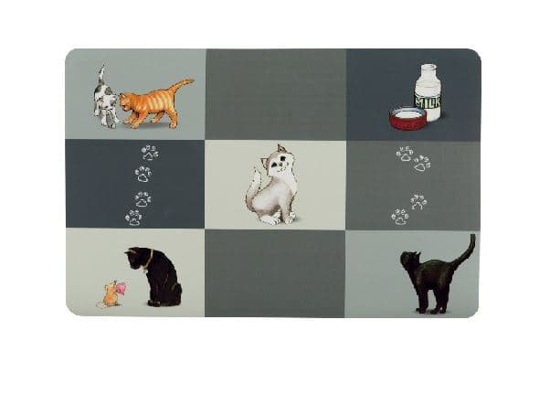 Коврик "TRIXIE" под миску "Patchwork Cat Place" (24579)