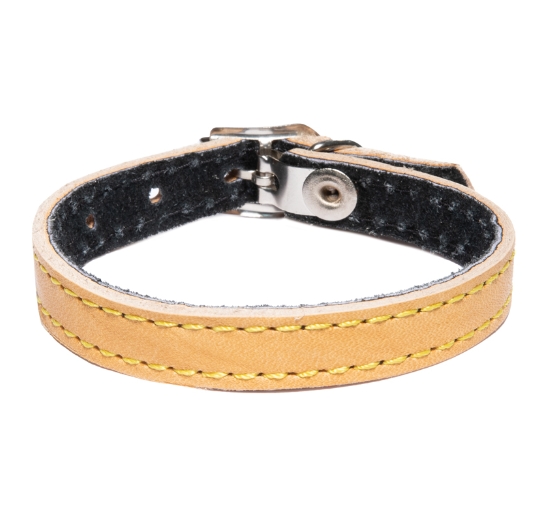 Ошейник кожаный двойной Gamma 12х270 мм