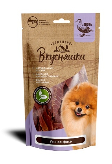 Домашние Вкусняшки Утиное филе 55 г