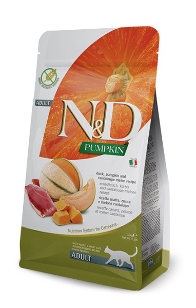 Сухой корм для кошек Farmina N&D Cat Pumpkin Duck & Cantalupe Adult