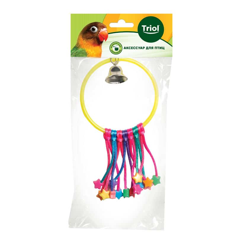 Игрушка для птиц TRIOL "Веселый обруч" 240*80 мм (52181050)