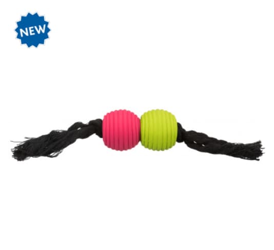 Игрушка для собак "TRIXIE" "Мячики на веревке" 32 см (34486)