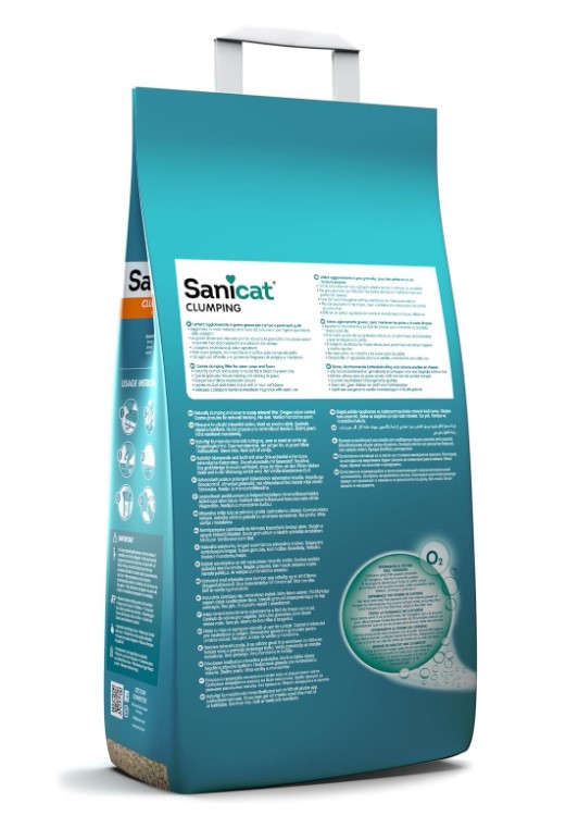 Кошачий Наполнитель бентонитовый Sanicat Clumping Vainille-Mandarine (ваниль, мандарин)