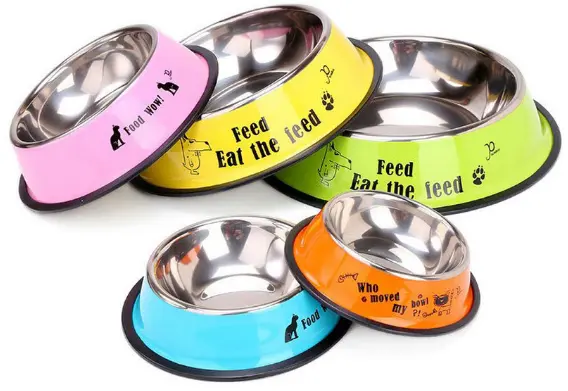 Миска для животных "ВАКА" (с надписью)