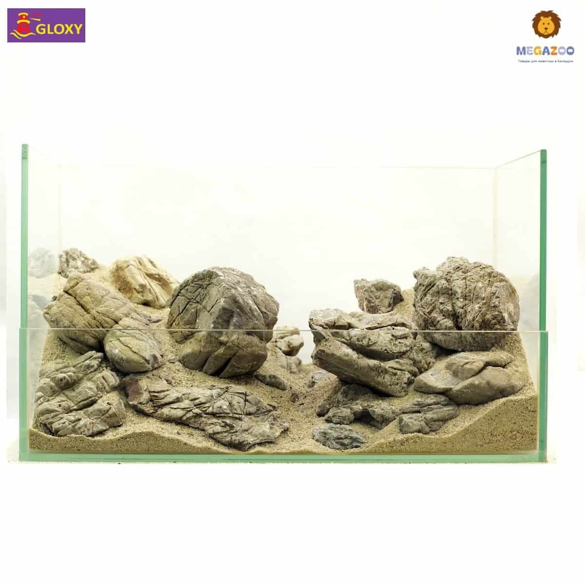 Аквариумный Набор камней разных размеров GLOXY Слоновья кожа (уп 20 кг)