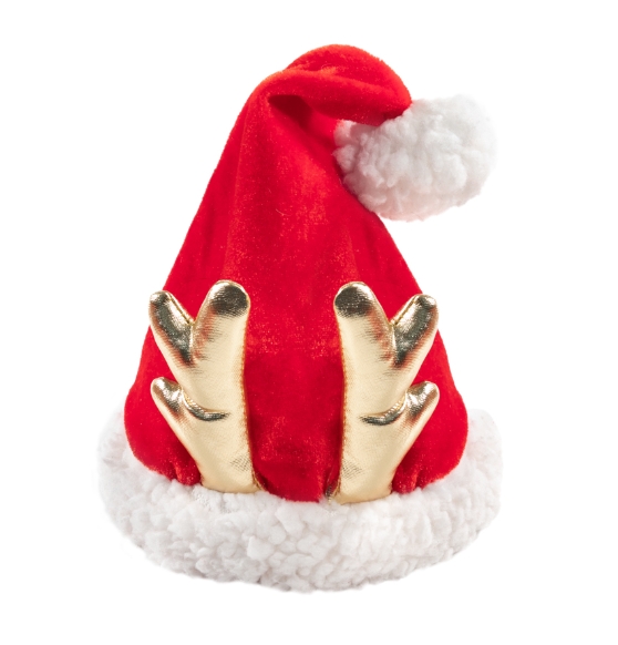Новогодний аксессуар для животных "Колпак с рожками" NEW YEAR