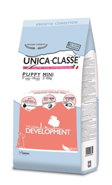 Еда для щенков Сухой корм для щенков Unica Classe Puppy Mini Development (Курица)