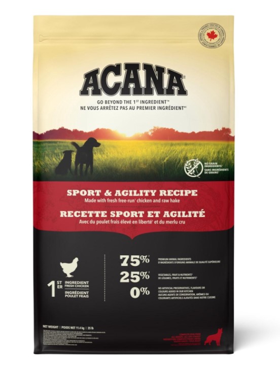 Еда для энергичных собак ACANA SPORT & AGILITY