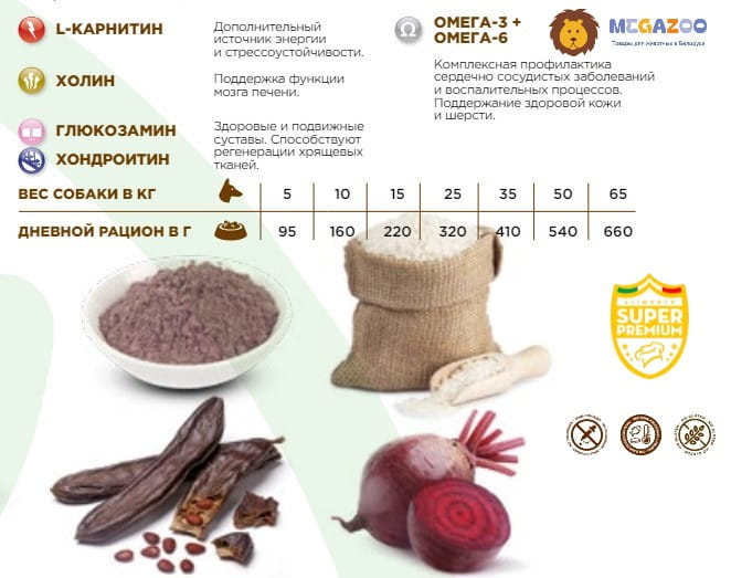 Питание для собак Necon Gustosa Adult (оленина, картофель и рис)