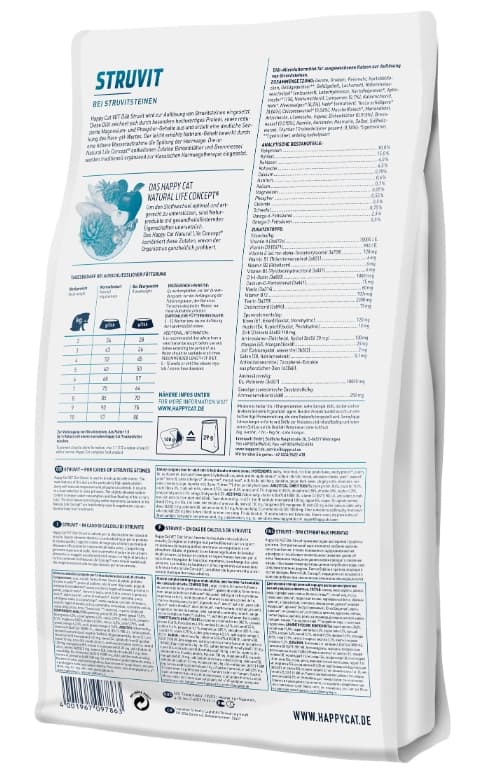 Сухой корм для кошек Happy Cat VET Diet Struvit корм для кошек с мочекаменной болезнью струвитного типа