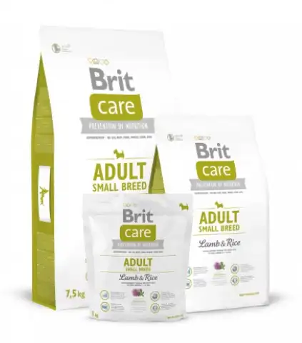 Каталог Сухой корм для собак Brit Care Adult Small Breed Lamb & Rice для собак