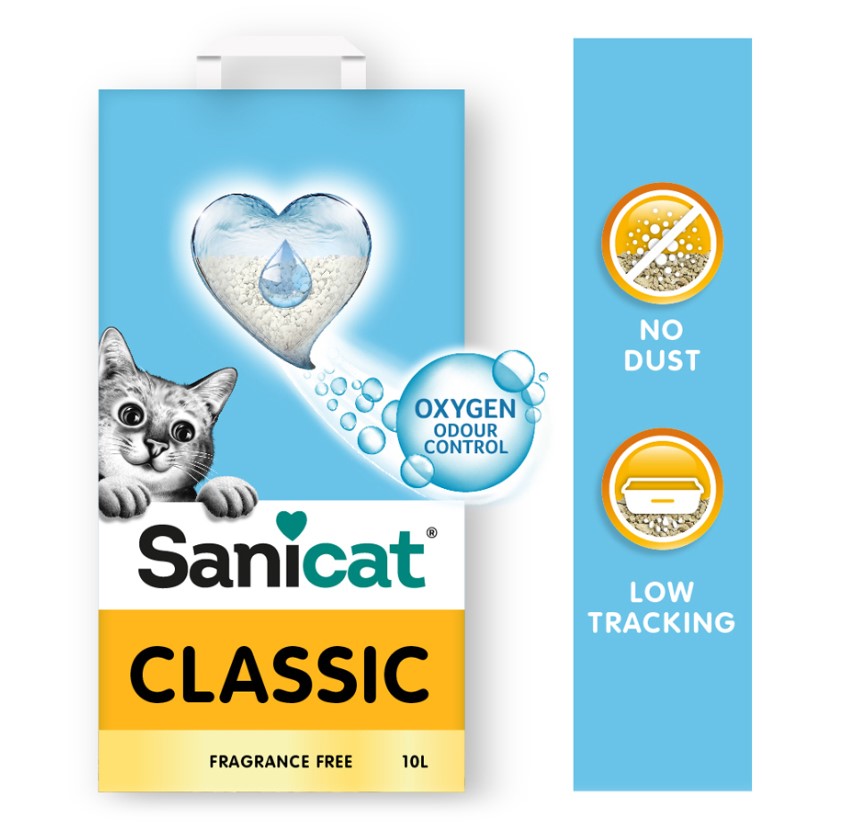 Sanicat Classic unscented (без аромата)наполнитель для кошачьего туалета