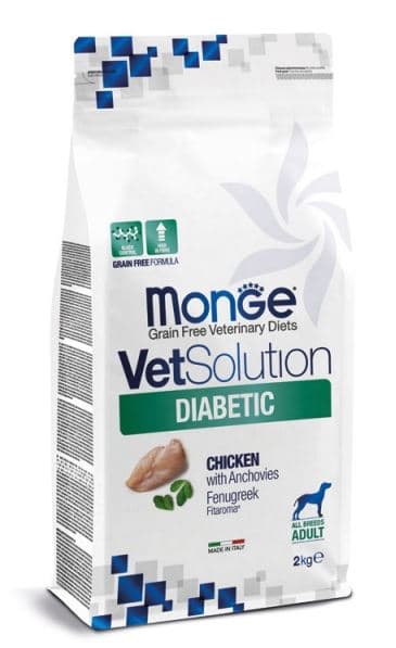 Лечебное питание для собак Monge VetSolution Diabetic Dog