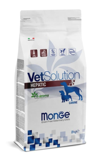 Диетическое питание для собак Monge VetSolution Hepatic Dog