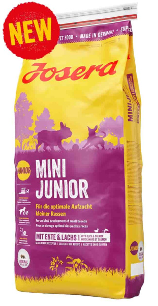 Еда для собак породы Мини Josera MiniJunior 15 кг