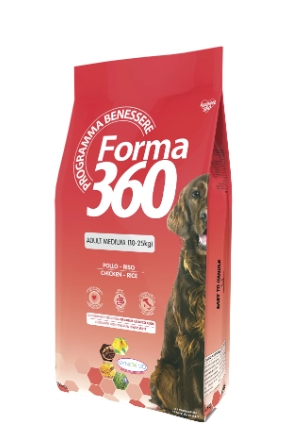 Каталог Сухой корм для собак Forma 360 Dog Adult Medium (курица,рис) для собак