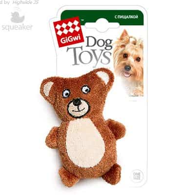 Игрушка для собак "GiGwi" "Медведь" (75023)