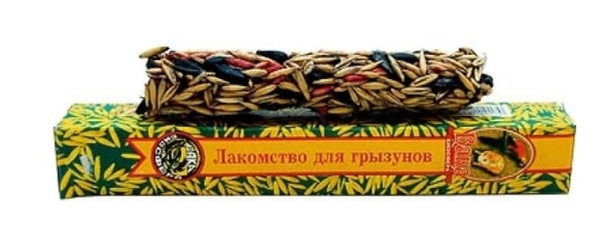 Лакомство для грызунов зерновая медовая палочка ВАКА