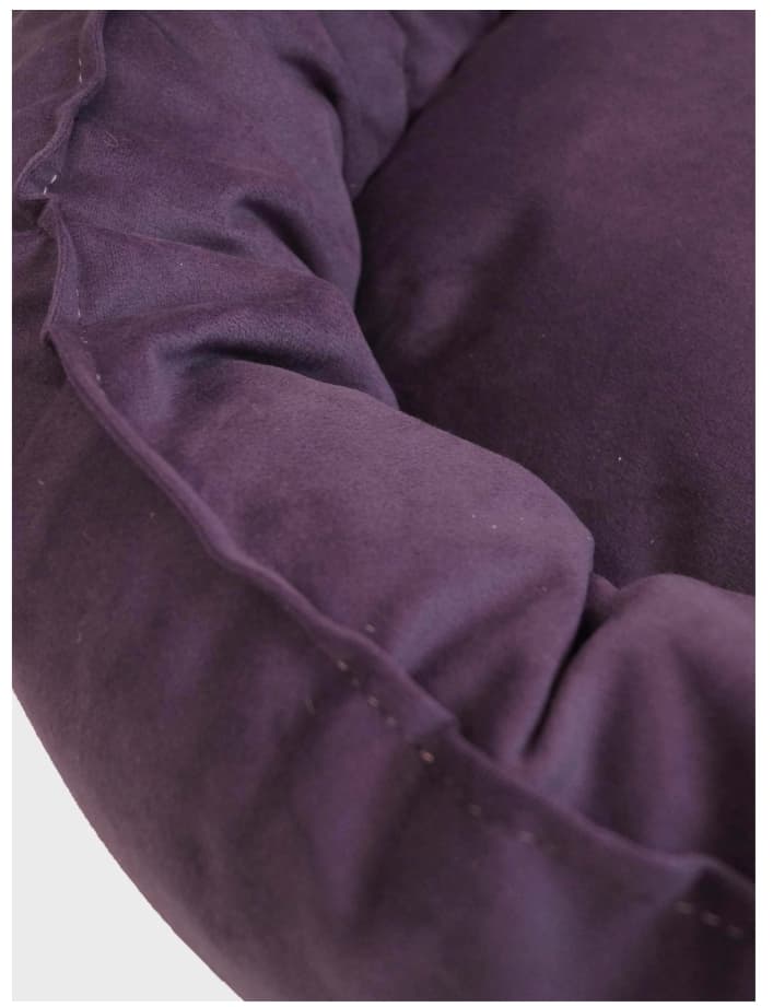 Лежанка круглая со съемным чехлом Тото1 (фиолетовый)