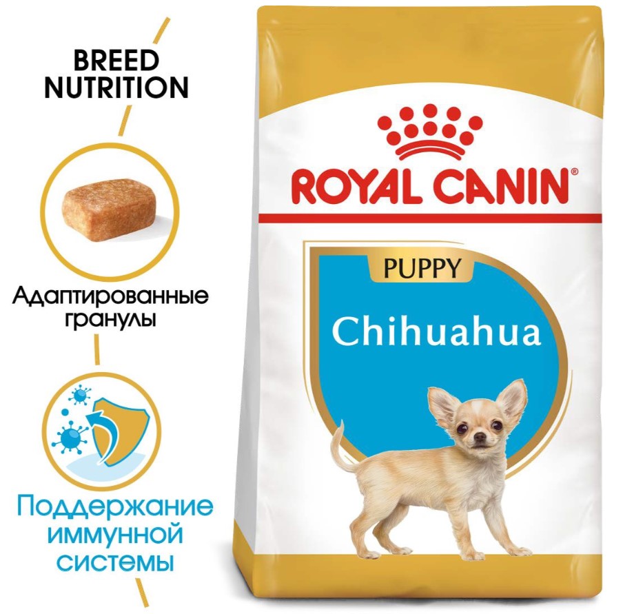 Питание для щенков Сухой корм для щенков Royal Canin Chihuahua Puppy