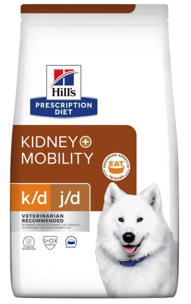 Каталог Сухой корм для собак Hill's Prescription Diet k/d + Mobility для собак