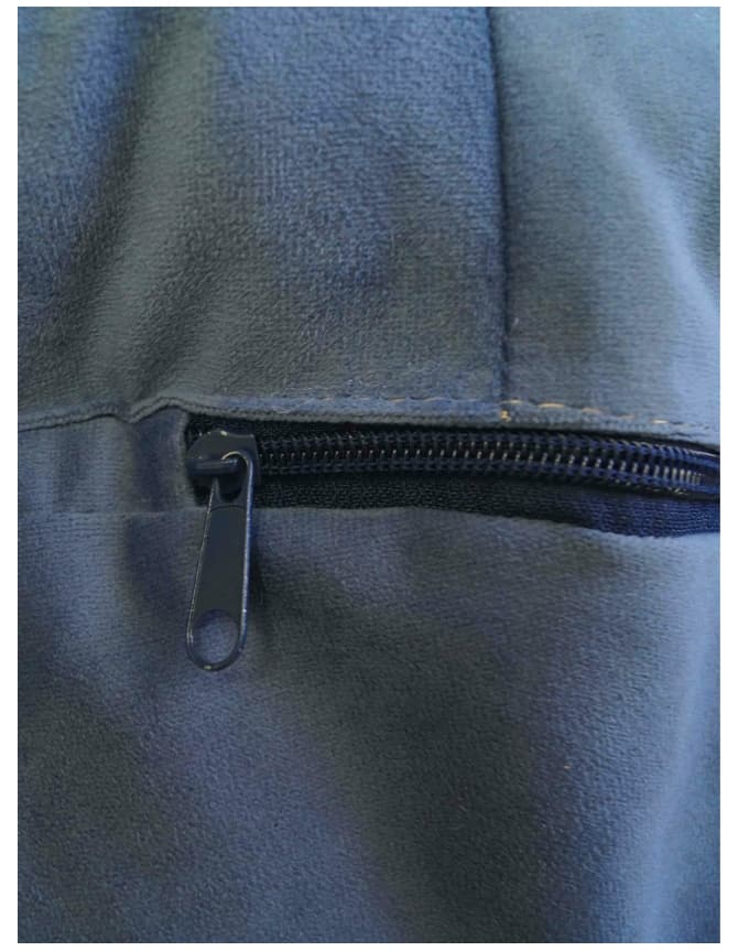 Лежанка круглая со съемным чехлом Тото1 (джинс)