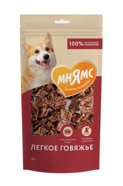 Лакомство Мнямс для собак Легкое говяжье