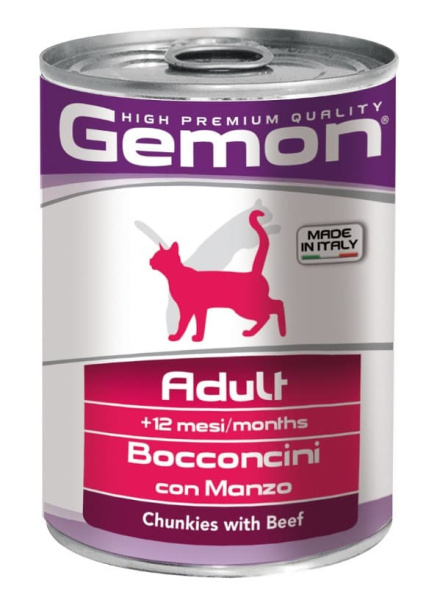 Пища для кошек Gemon Cat Adult Beef (говядина)