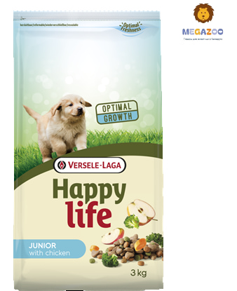 Еда для щенков Happy Life (курица)