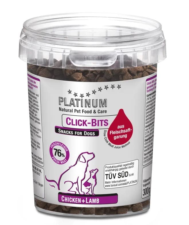Еда для собак Platinum Click-Bits Лакомые биточки (курица, ягненок)