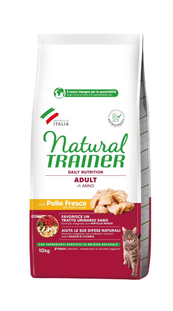 Сухой корм для кошек Natural Trainer Cat Adult (курица)