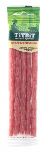 ТИТБИТ Колбаски Сливочные для кошек