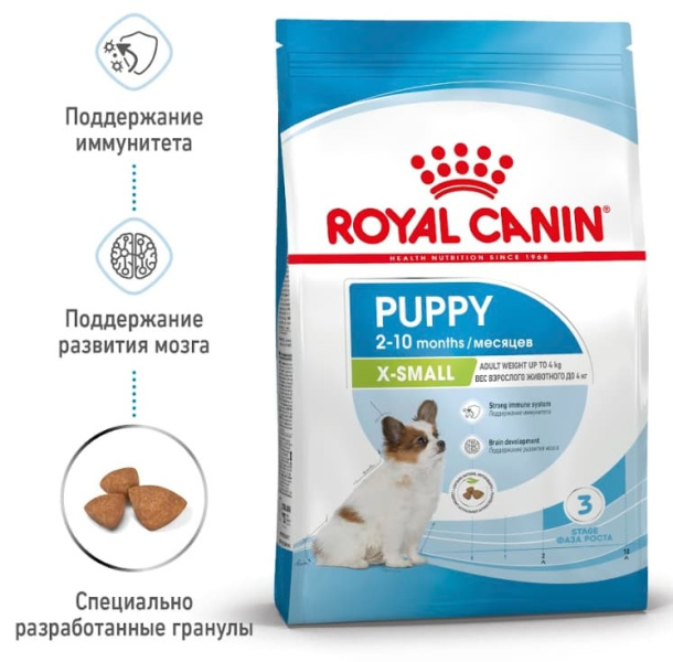 Еда для щенков Сухой корм для щенков Royal Canin X-Small Puppy