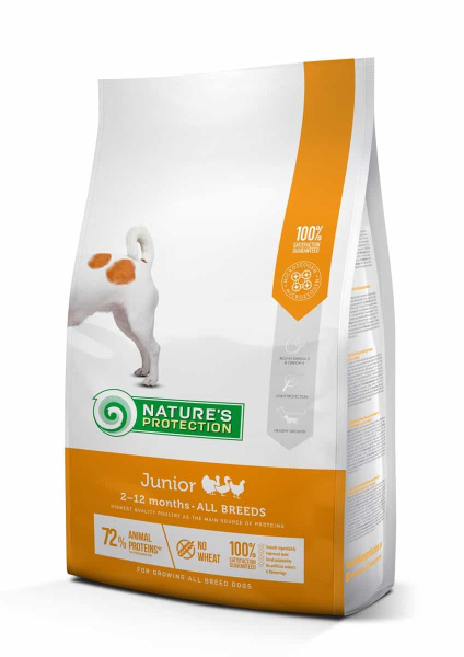 Питание для собак Сухой корм для собак Nature's Protection ALL BREED JUNIOR